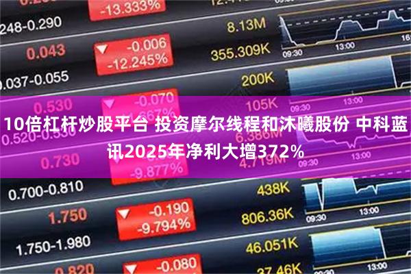 10倍杠杆炒股平台 投资摩尔线程和沐曦股份 中科蓝讯2025年净利大增372%